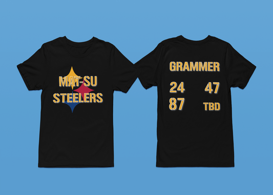 Mat-Su Steelers T-shirt (REGULAR LOGO)