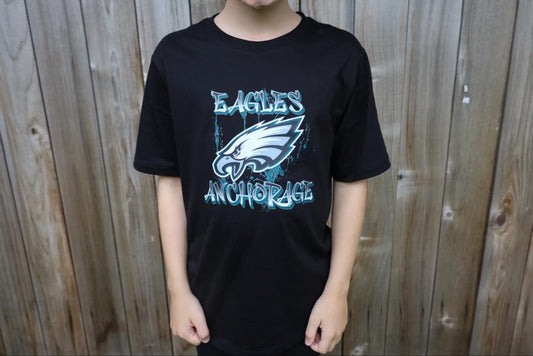 EAST ANCHORAGE EAGLES T-shirt (GRAFFITI)