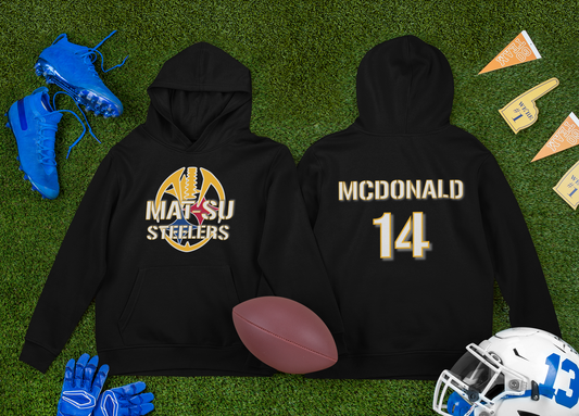 Mat-Su Steelers HOODIE (FOOTBALL LOGO)